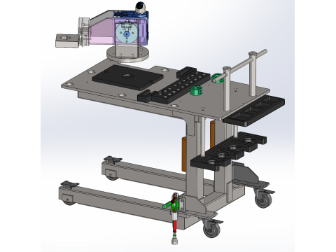 Torque calibration testing vehicle 3D Model
