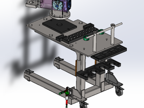 Torque calibration testing vehicle 3D Model