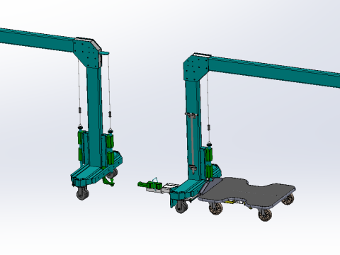 Transfer collection and release trailer 3D Model