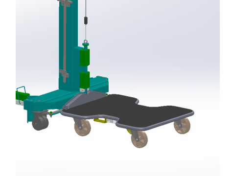 Transfer collection and release trailer 3D Model