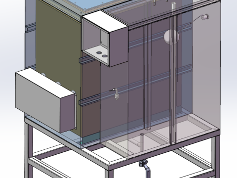 Umidificatore industriale Modello 3D