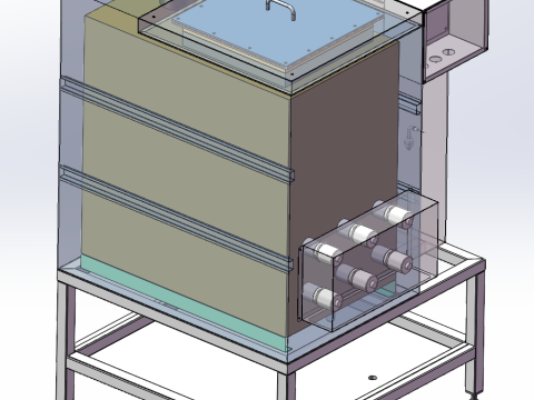 Umidificador industrial Modelo 3D