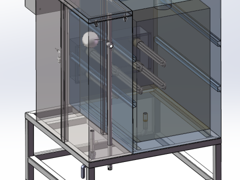 Umidificador industrial Modelo 3D