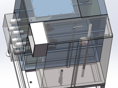 Umidificador industrial Modelo 3D