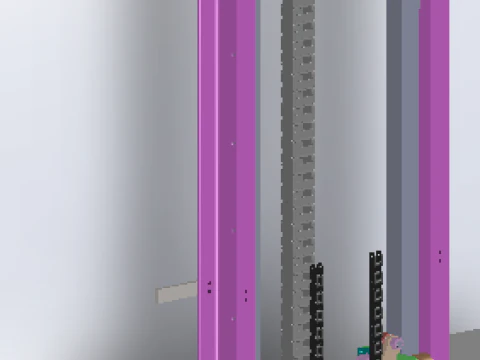 Oil drum mixing station 3D Model