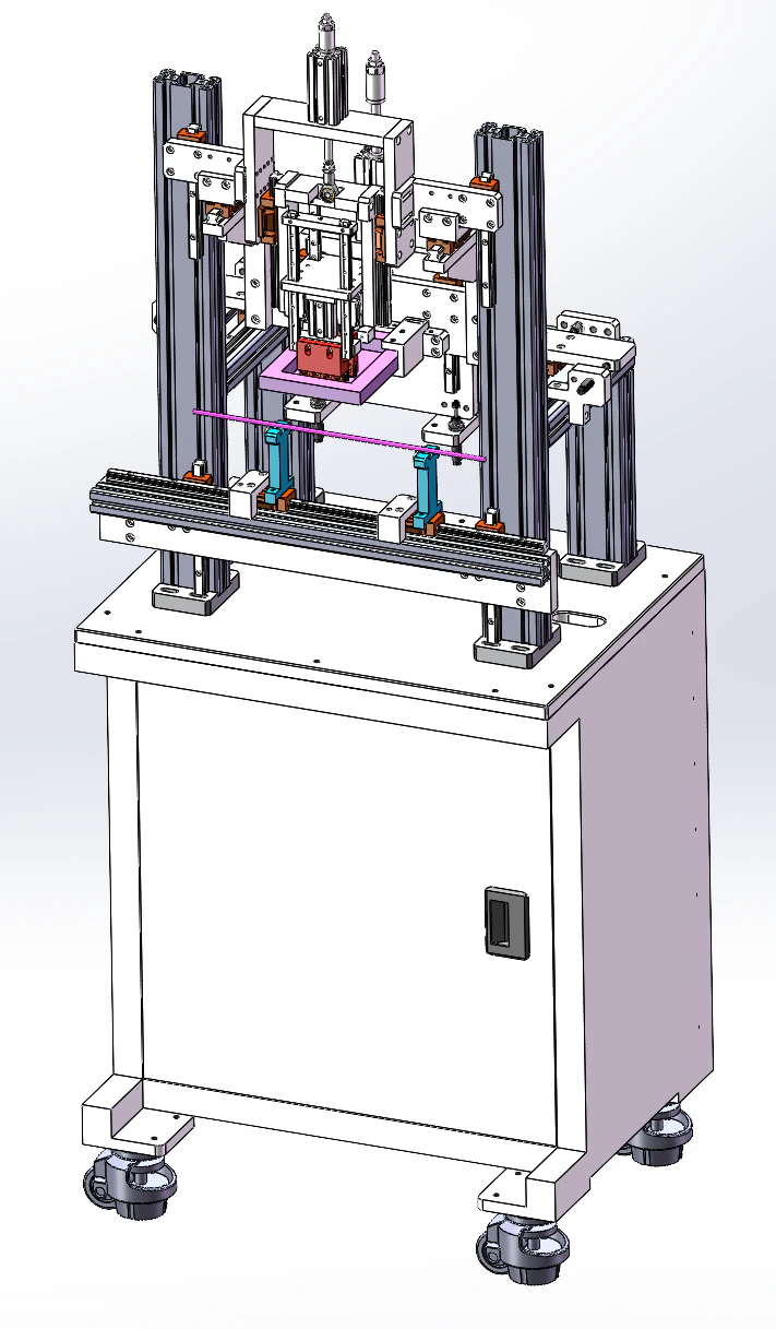 Small screen printing machine 3D Model .c4d .max .obj .3ds .fbx .stl .blend 