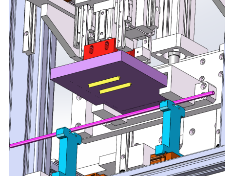 Kleine Siebdruckmaschine 3D Modell