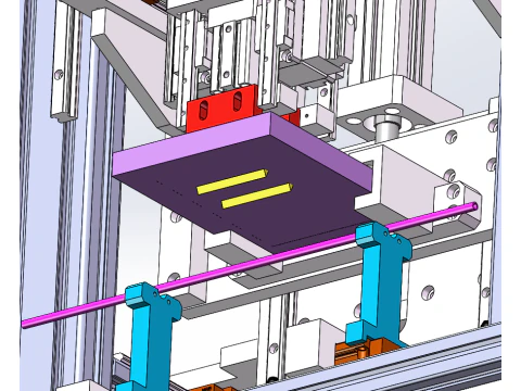 Small screen printing machine 3D Model