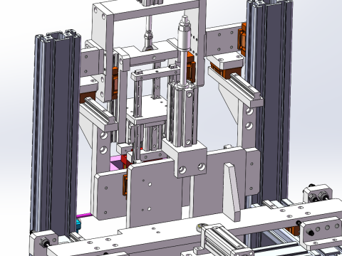 Kleine Siebdruckmaschine 3D Modell