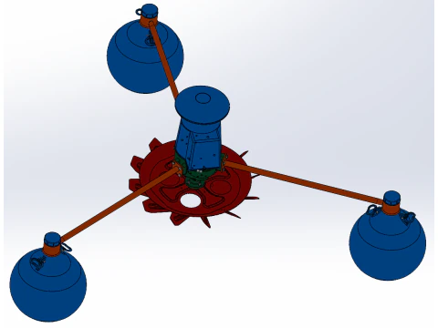 Аэратор с крыльчаткой YL-30 3D Модель