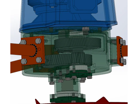 YL-30 Impeller aerator 3D Model
