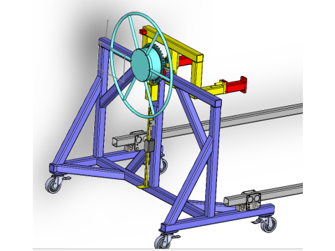 Body overturning car 3D Model