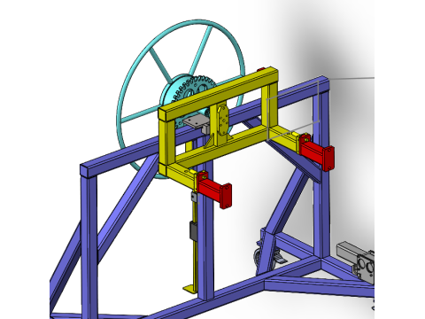Body overturning car 3D Model