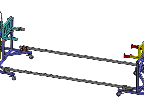 Body overturning car 3D Model