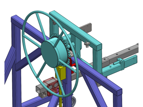 Body overturning car 3D Model