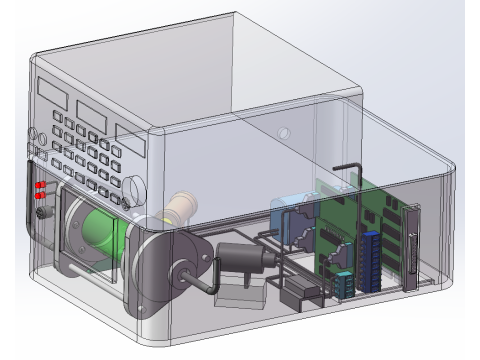 Газоанализатор 3D Модель