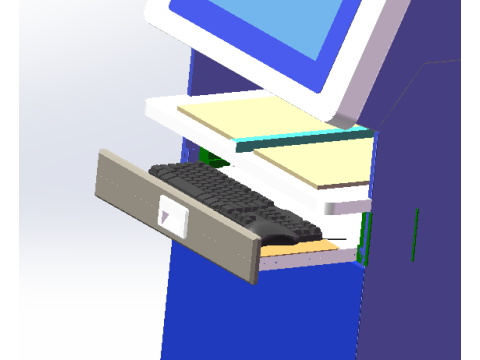 Industrial Computer Industry 3D Model