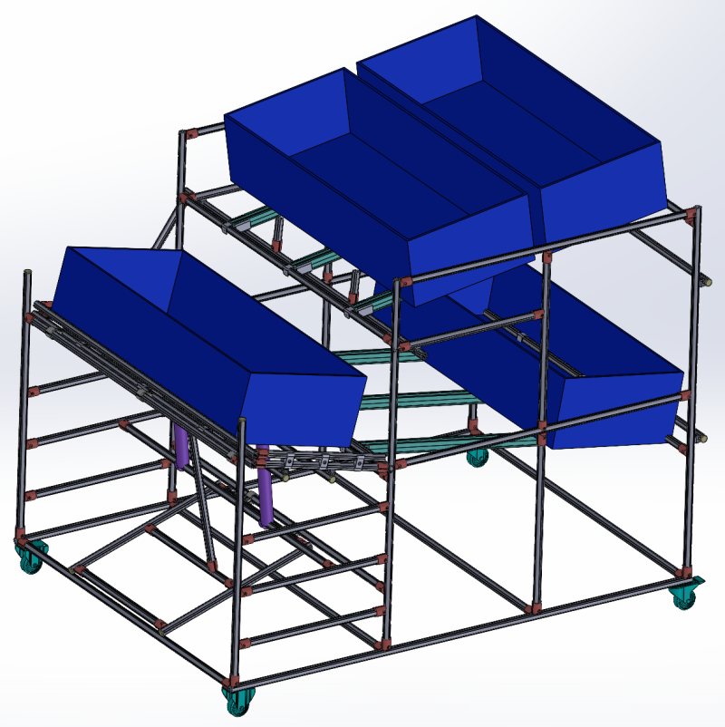 리버시블 소재 랙 디자인 3D 모델 .c4d .max .obj .3ds .fbx .stl .blend 