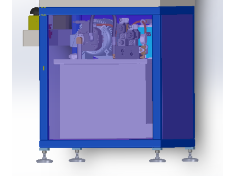 Demontage hydraulische pers 3D Model