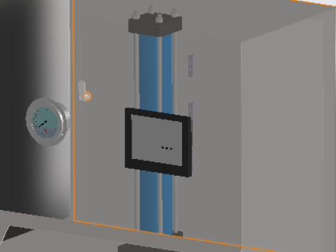 Demontage hydraulische pers 3D Model