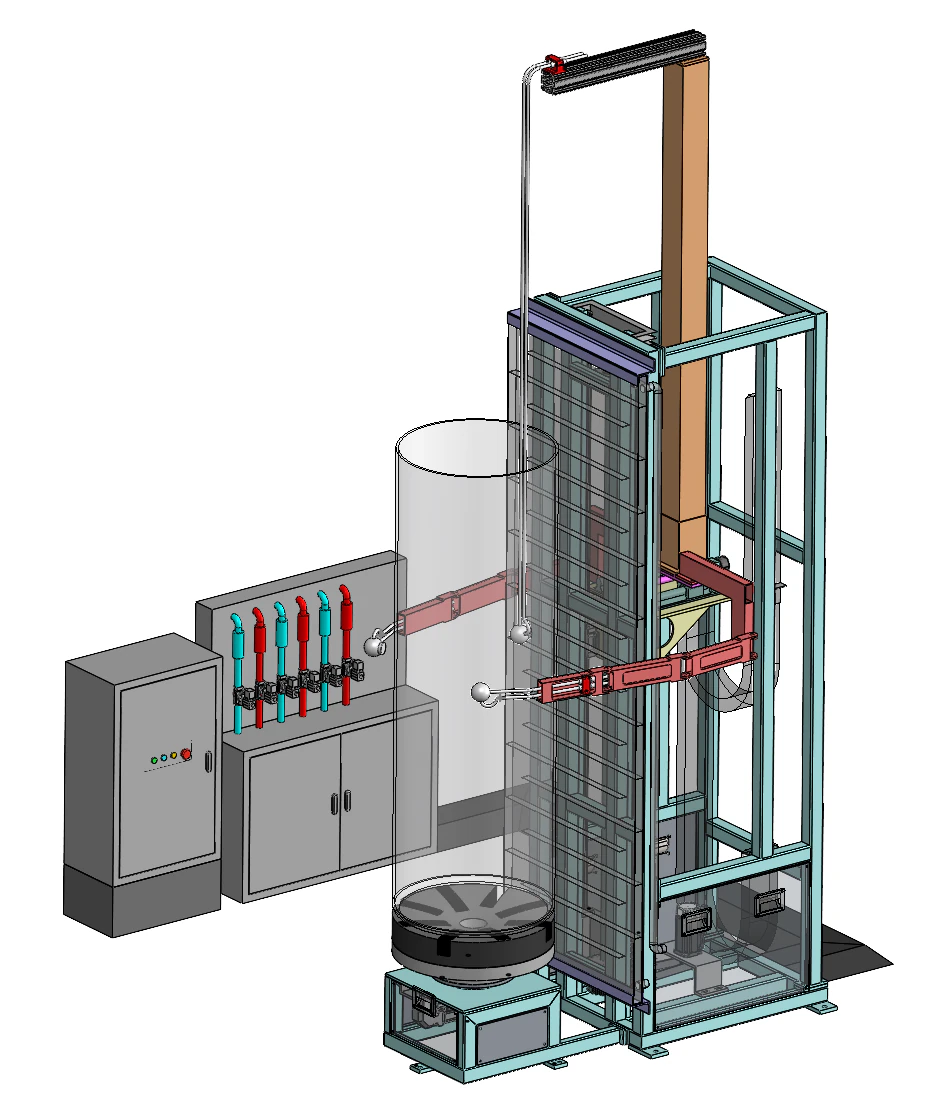 Vertical polishing machine 3D Model .c4d .max .obj .3ds .fbx .stl .blend 