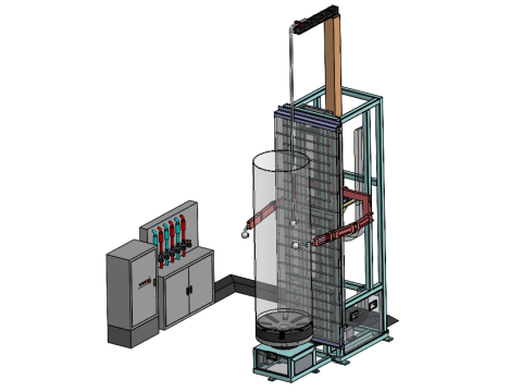 Lucidatrice verticale Modello 3D