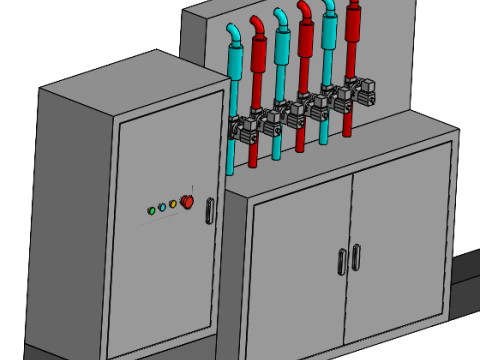 Lucidatrice verticale Modello 3D