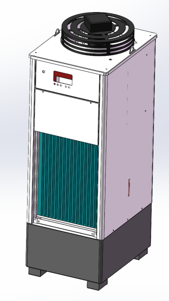 Oil Coolers SolidWorks editable 3D Model .c4d .max .obj .3ds .fbx .stl .blend 