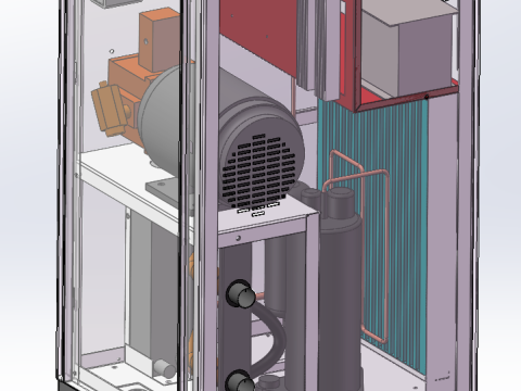 Oil Coolers SolidWorks editable 3D Model