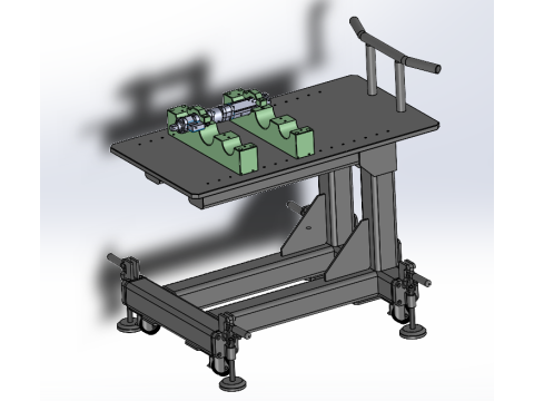 Vehículo de inspección de utillaje SolidWorks editable Modelo 3D
