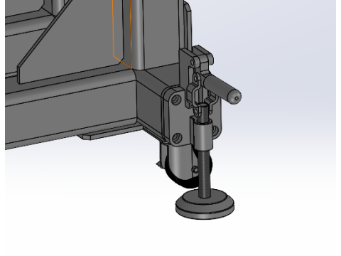 Vehículo de inspección de utillaje SolidWorks editable Modelo 3D