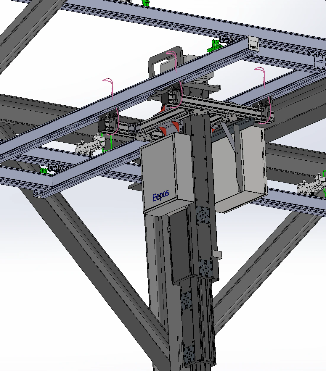 Suspension rail spreader SolidWorks 3D Model .c4d .max .obj .3ds .fbx .stl .blend 