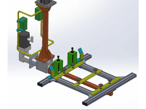 Suspension rail spreader SolidWorks 3D Model