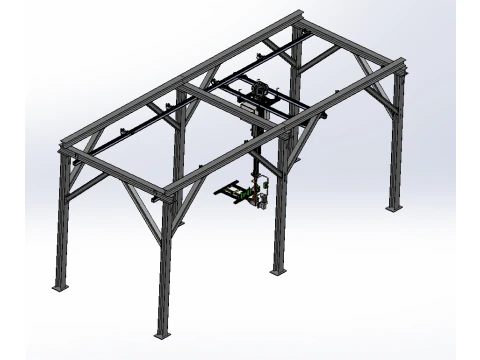 Suspension rail spreader SolidWorks 3D Model