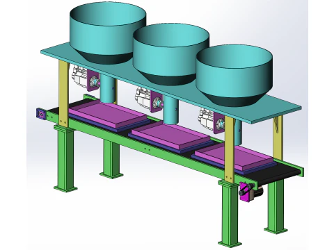 Automatic vegetable dispenser SolidWorks editable 3D Model