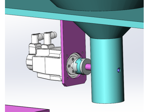 Distribuidor automático de vegetais SolidWorks editável Modelo 3D