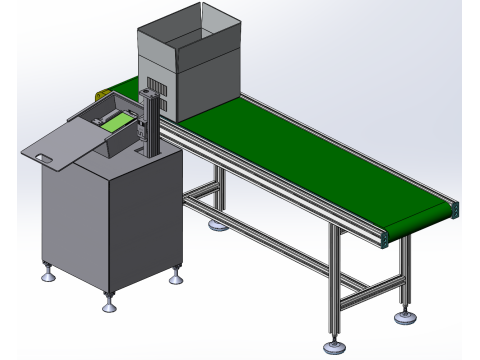 Otomatik tarama ekipmanı SolidWorks düzenlenebilir 3D Model