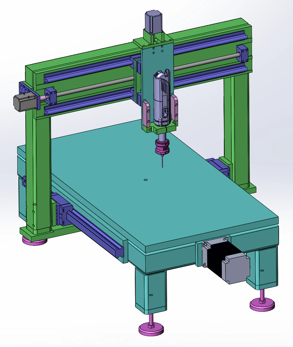 Coordinate Measuring Machines SolidWorks editable 3D Model .c4d .max .obj .3ds .fbx .stl .blend 