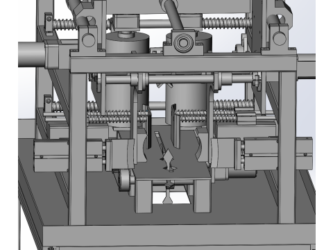 Otomatik balık öldürme makinesi SolidWorks 3D Model