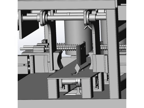 Otomatik balık öldürme makinesi SolidWorks 3D Model