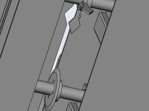 Automatic fish killing machine SolidWorks 3D Model