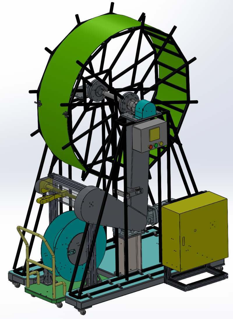 와인딩 워크스테이션 3D 모델 .c4d .max .obj .3ds .fbx .stl .blend 