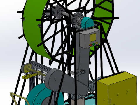 Winding workstation 3D Model