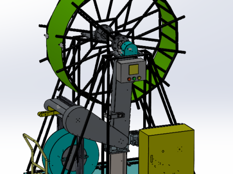 와인딩 워크스테이션 3D 모델