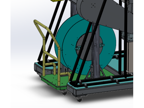 와인딩 워크스테이션 3D 모델