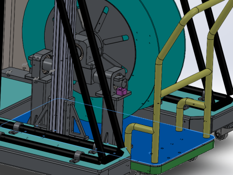 와인딩 워크스테이션 3D 모델