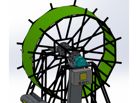 와인딩 워크스테이션 3D 모델