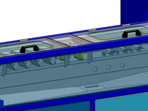 Continuous cleaning machine 3D Model