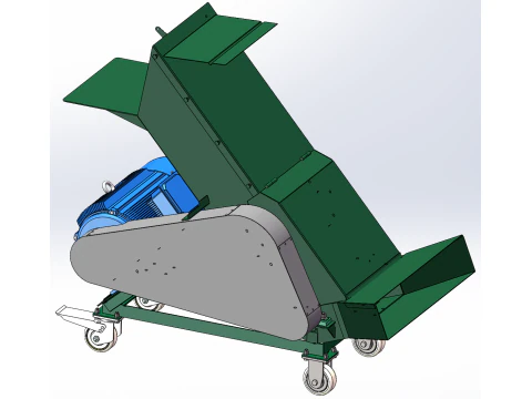 水产品冻块破碎上料机 3D 模型