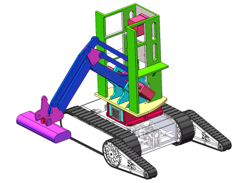 Robot pembersih tangga Model 3D